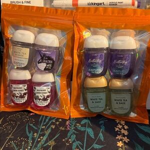 Bath & Body works set of 8 random hand sanitizers